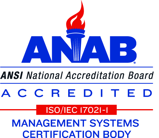 ANAB Management Systems Certification Body Logo