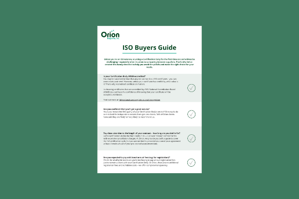 ISO buyers guide graphic