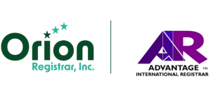 Orion Registrar and Advantage logos